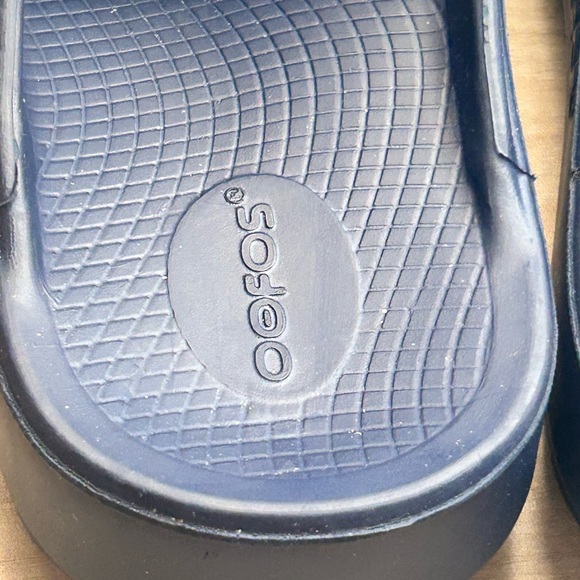 OOFOS Blue Slide Sandals - Picture 4 of 6